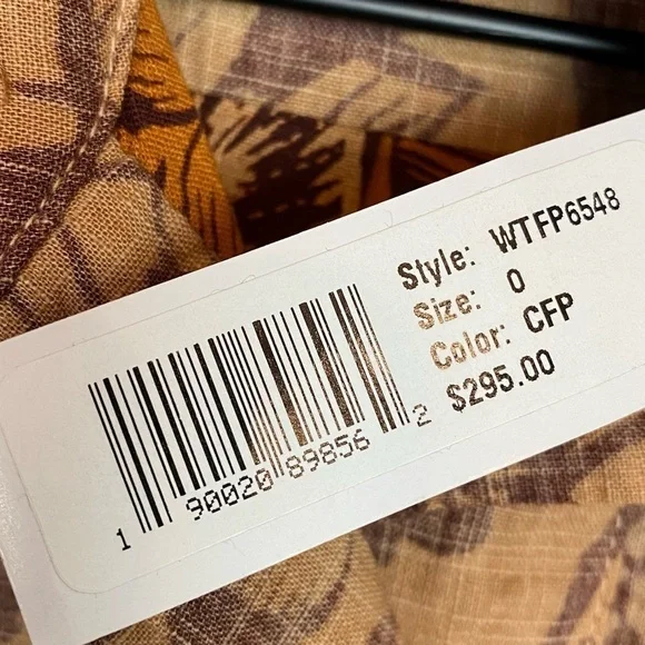 James Perse Floral Print Pocket Shirt Dress Tropical Hawaiian - Picture 11 of 11